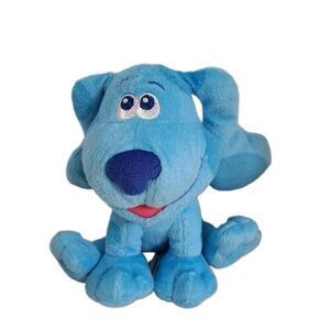 Nickelodeon Unisex Blues Clues Blue Stuffed Plush Animal Toy Dog Size 8"